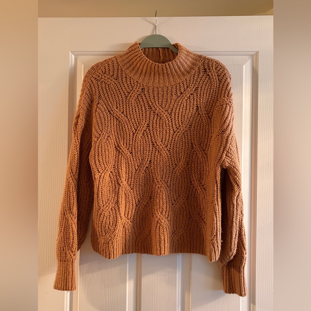 American Eagle Outfitters Cowl Neck Sweater - Tan
